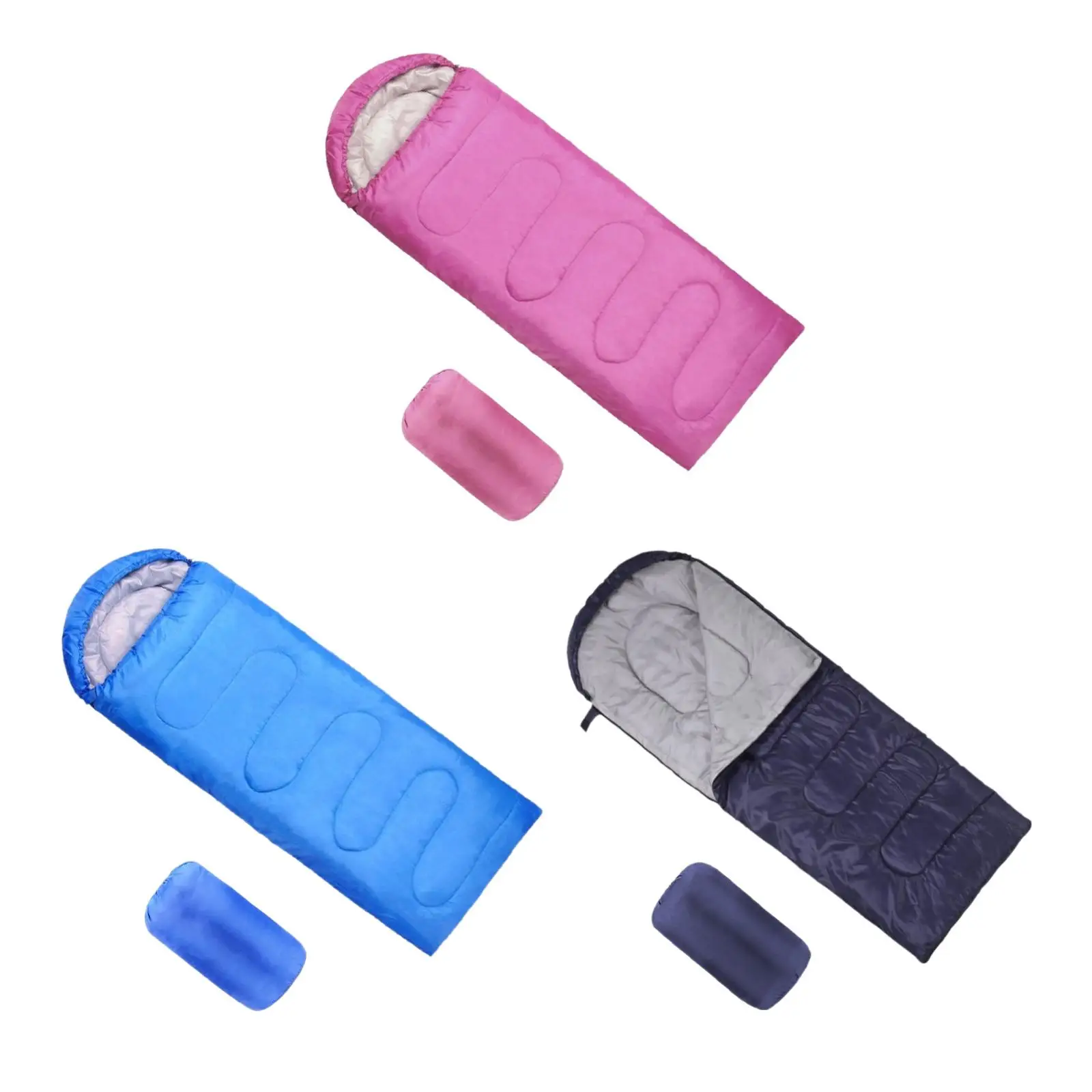 Envelope Sleeping Bag Portable Camping Sleeping Bag for Travel Spring Hiking