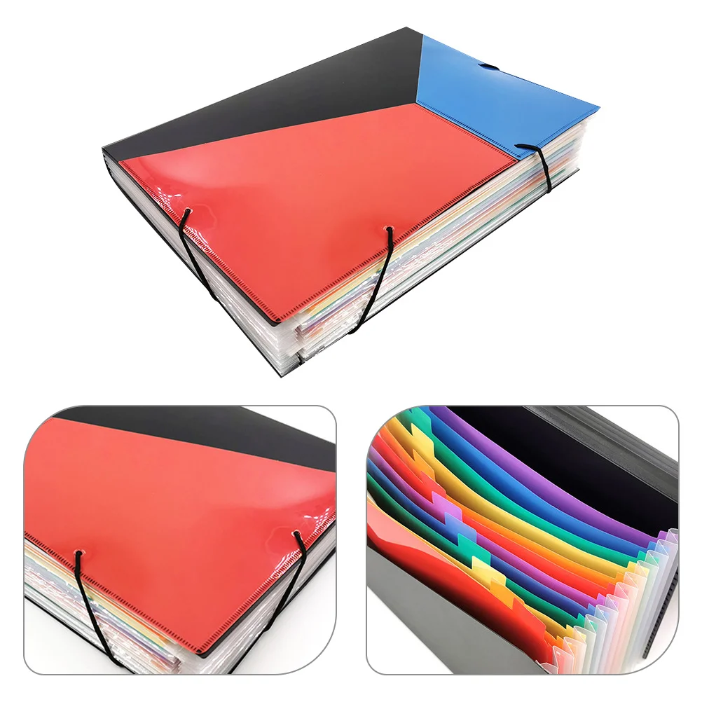 

Binder Folders Storage Pack Document Organizer According File High Capacity Expandable Expanding Organiser Holder Office