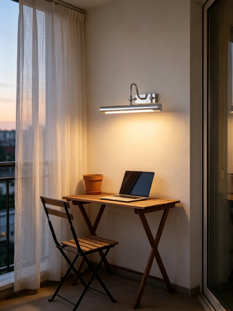 Minimalist Industrial Bathroom Mirror Headlight Wall Lamps