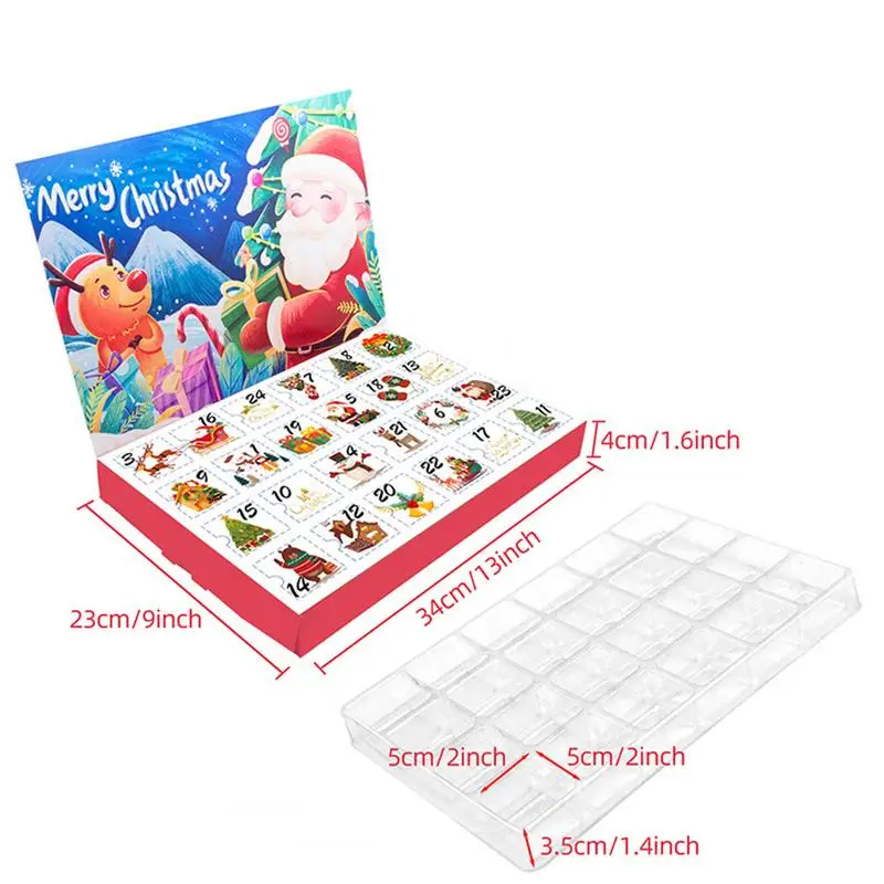 Weihnachts-Adventskalender 2024, Boxen, Weihnachtsbox, abreißbar, Weihnachts-Countdown, lustiges Spielzeug, Adventskalender für 2024, Weihnachten für