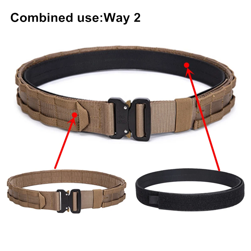 3 in 1 Battle Belt Waist Band, Quick Release 1.75\