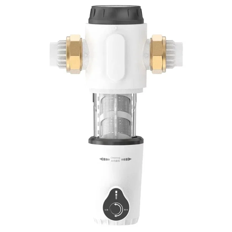 Professional household smart sewage backwash tap water purifier front water filter with time memory household water health