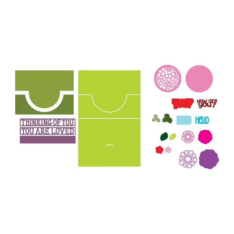 Totally Rad Word 2026 New Metal Cutting Dies For DIY Scrapbooking Crafts Maker Photo Album Template Handmade Decoration