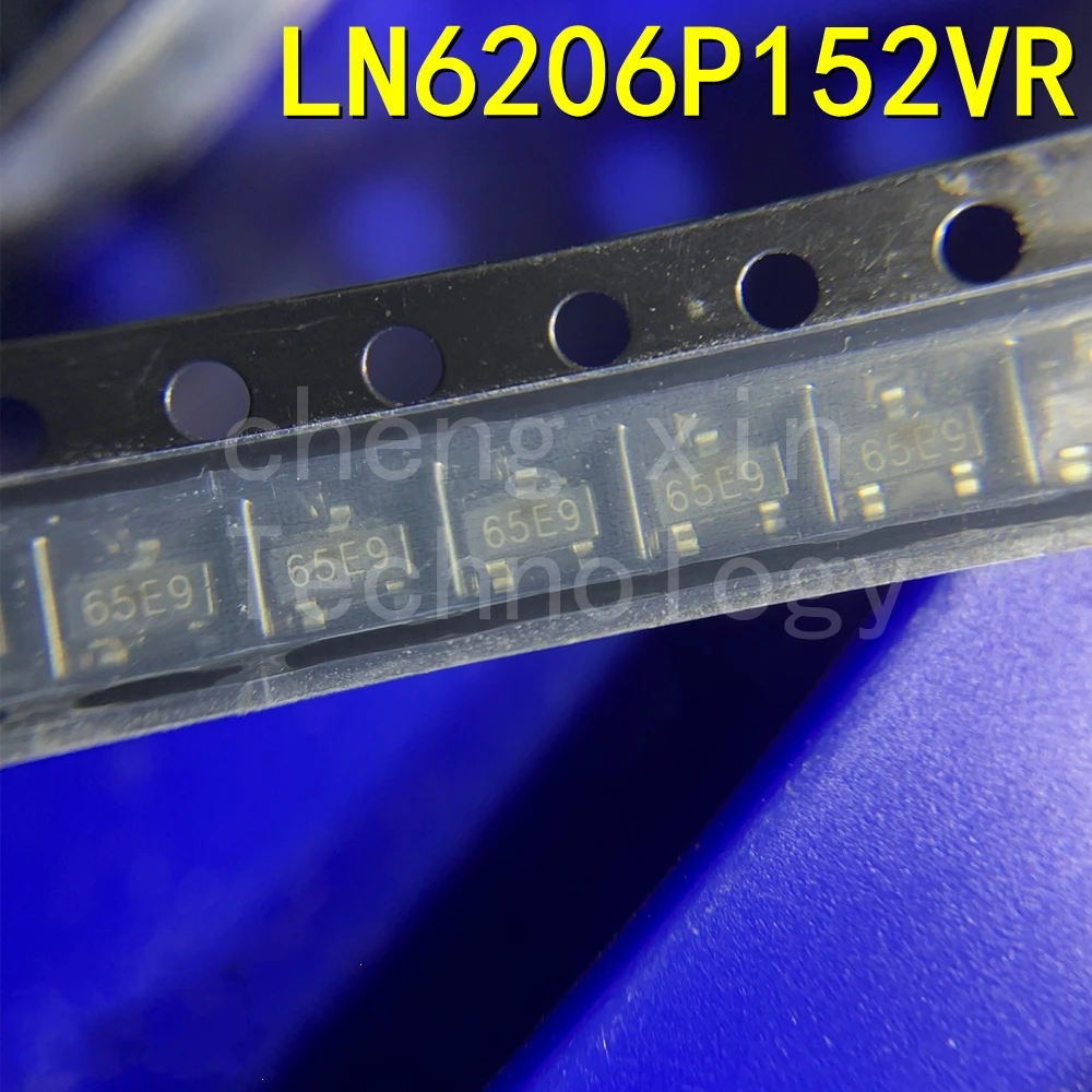 LN6206P152VR 50PCS 20PCS SOT-23 Power Management Chips LN6206P152 silkscreen:65E9 stable voltage