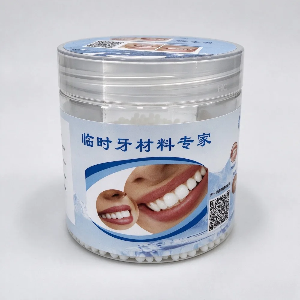 230ml Temporary Tooth Repair Kit Thermal Moldable Beads DIY Cosmetic Tooth Gap Filler for Missing Teeth