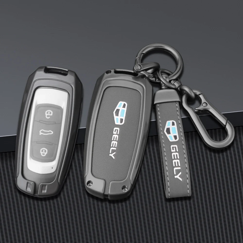 Car key bag suitable for Geely Atlas Boyue NL3 EX7 SUV GT GC9 Emgrand X7 Borui new alloy key chain accessories