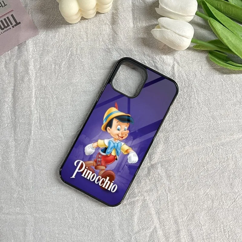 Pinocchio Phone Case For Iphone 15 14 13 12 11 Pro Max Mini 8 Plus Se Xr X Xs 2020 Fundas Shell PC+TPU Cover