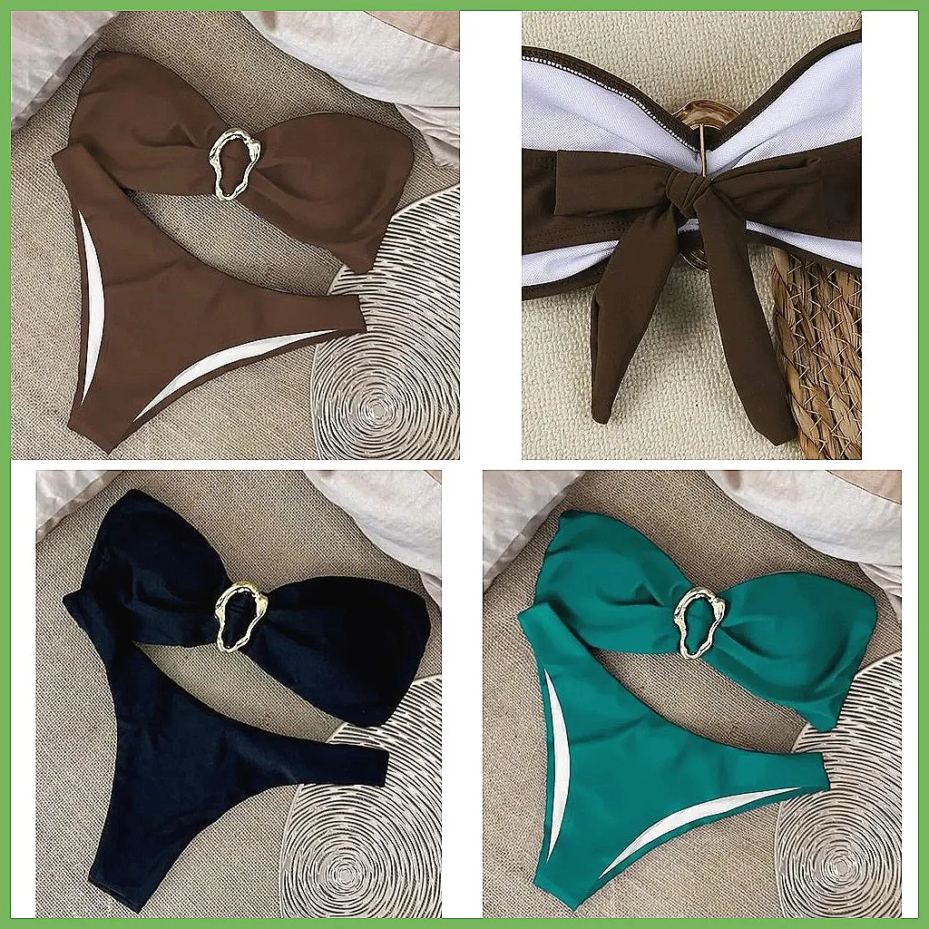 

Sexy Brazilian Bikini Set 2026 Women's Swimwear Push Up Bathing Suits for Beach Pool
