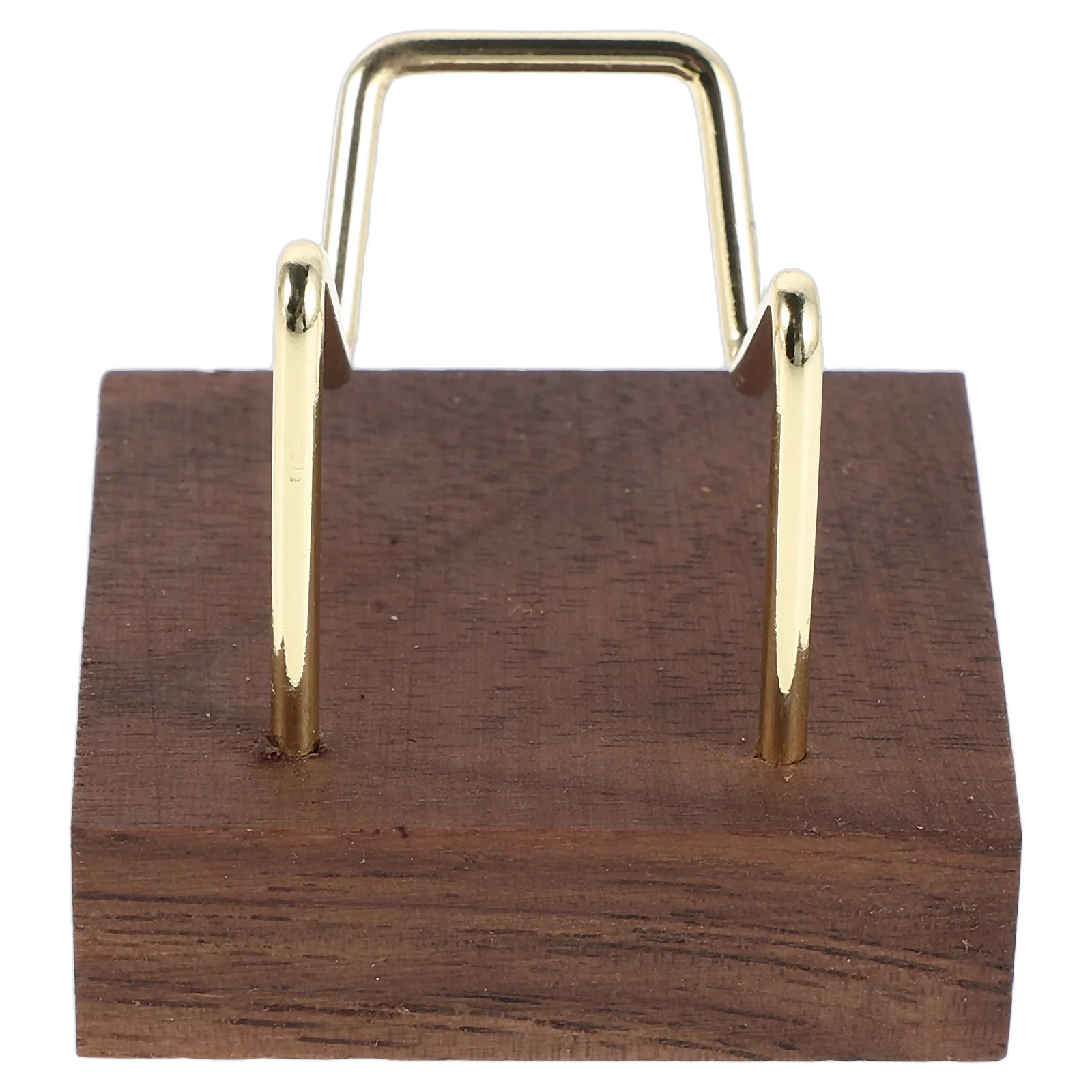 

Small Wood Business Card Holder Desk Name Card Stand Desktop Office Conference Table Counter Display Organizer