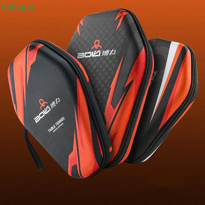 Table Tennis Racket Cover Storage Bag Waterproof Hard Surface Table Tennis Racket Bag Professional Gear