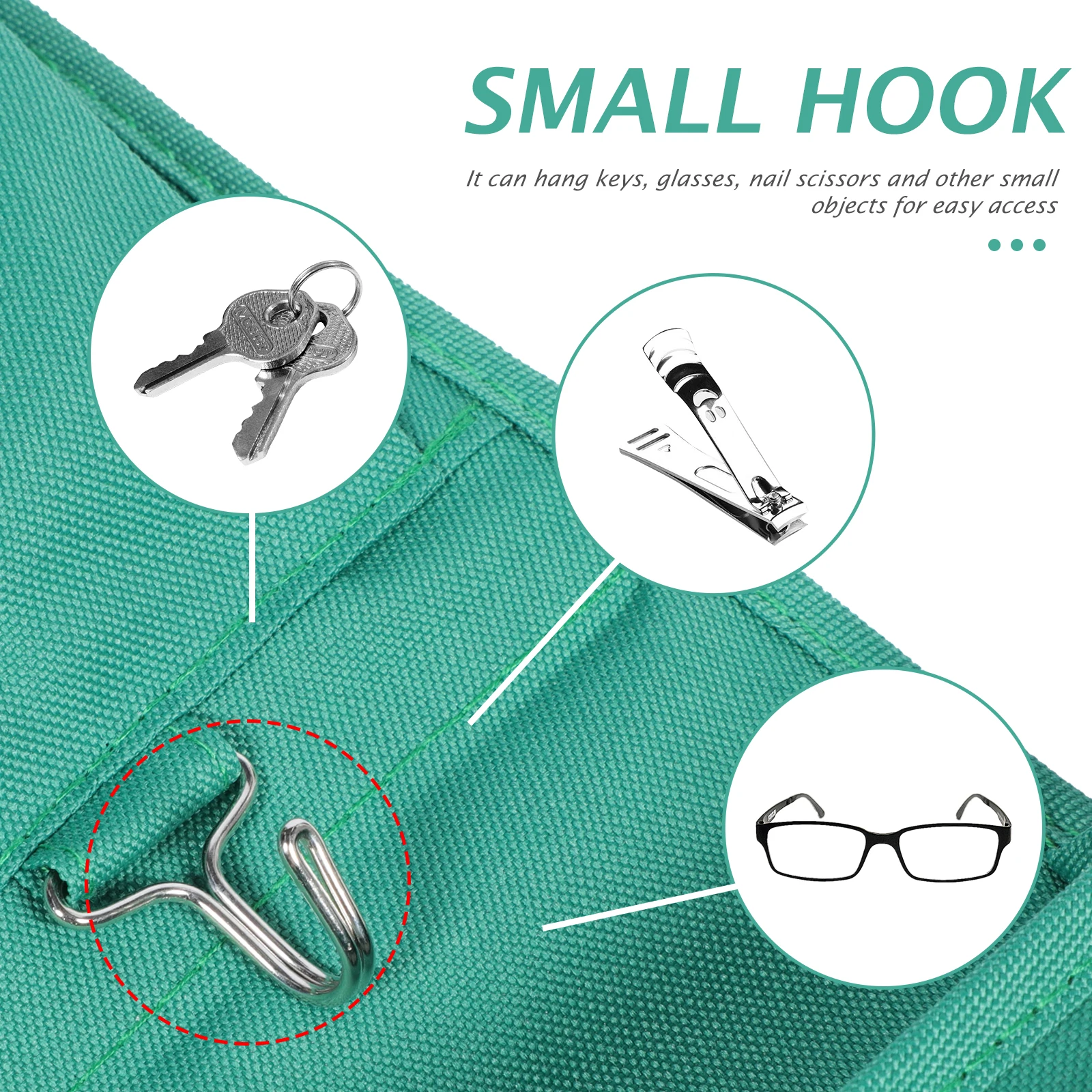 

Fabric Storage Bag 600D Oxford Cloth Waterproof Pouches Books Documents Home Decoration Hanging ganizer Door Back Bags