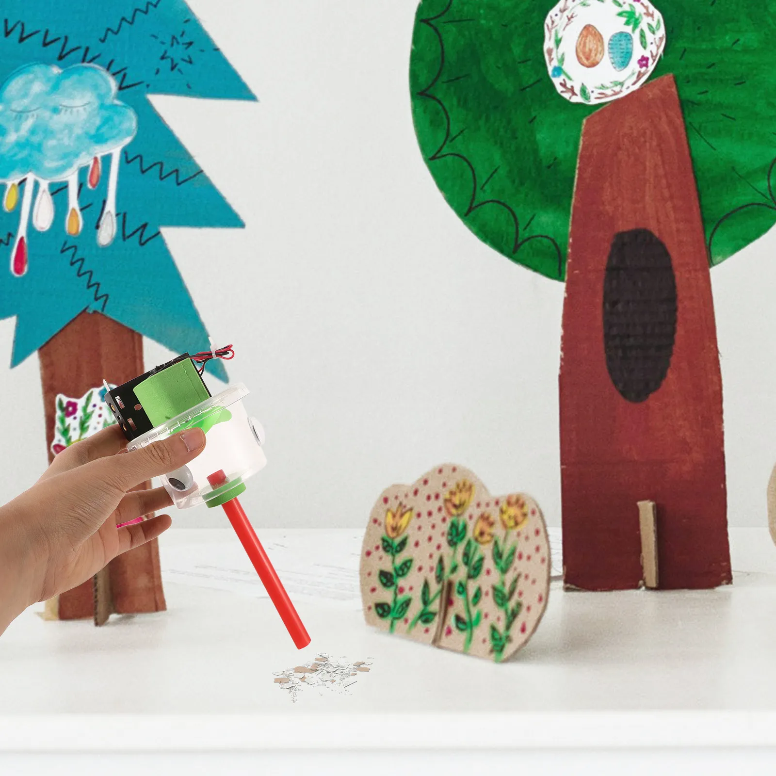 Kit de Aspirador de Pó DIY Simples: Aprendizagem Interativa de Ciência e Engenharia Educacional STEM