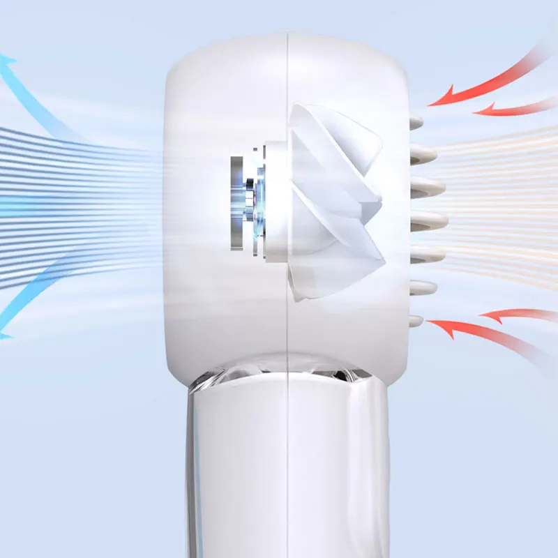 مروحة جيب صامتة محمولة ، شحن USB ، تبريد ، إبداعي ، لطيف ، 3 سرعات ، سفر ، طالب ، صغير ، جديد ، صيفي