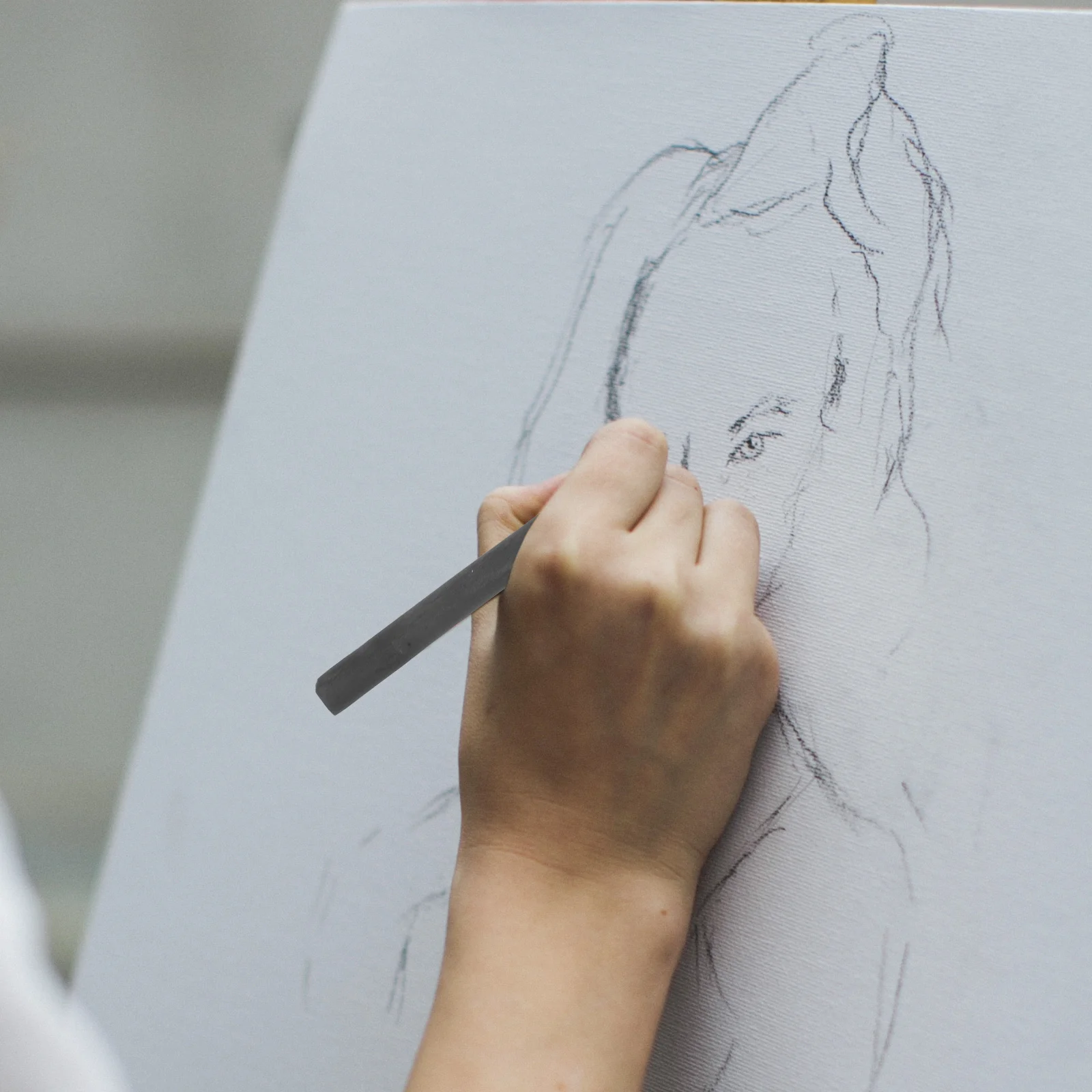 : Zeichenkohle-Riegel