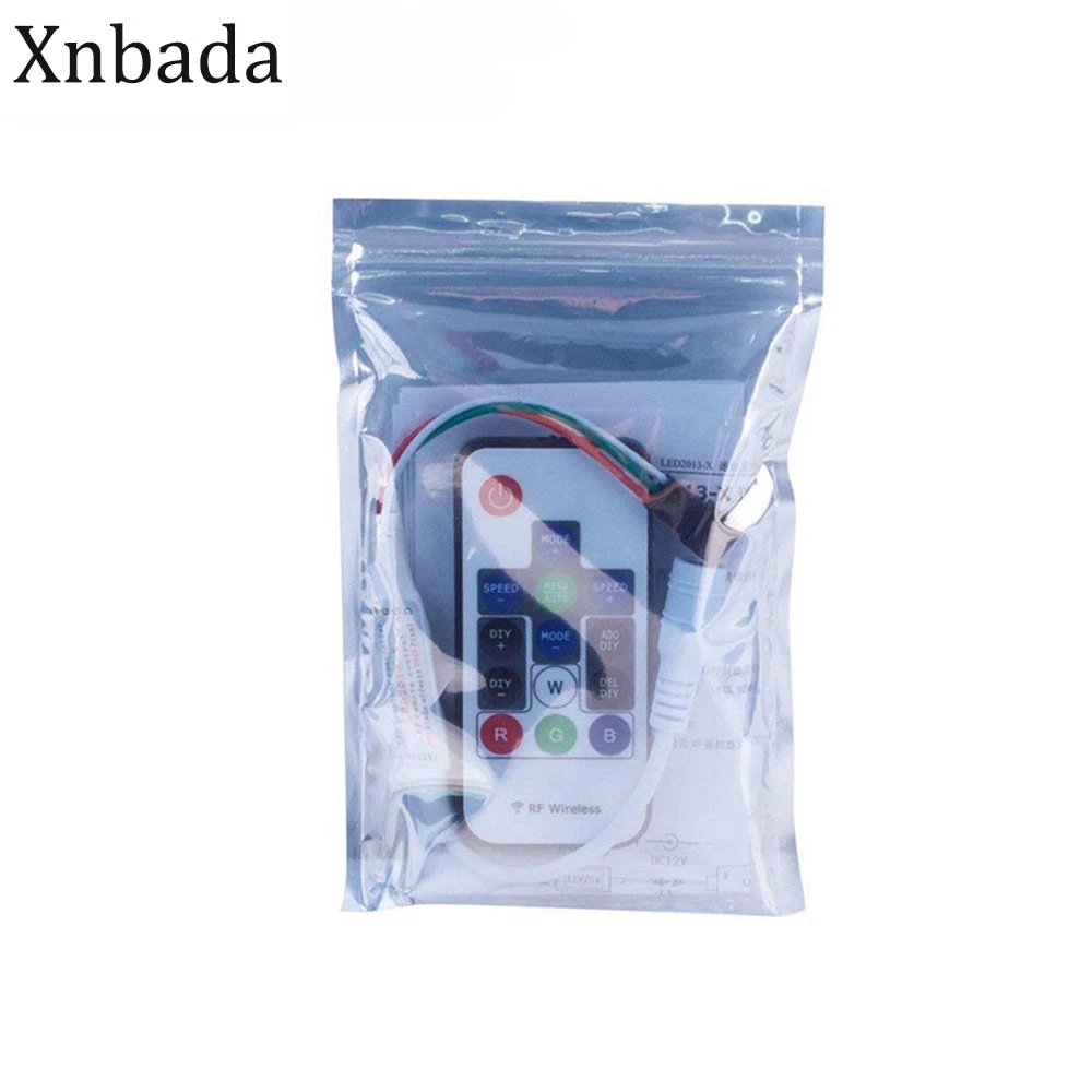 Led Strip Licht WS2812B WS2811 Rgb Led Controller;14Keys Rf Wireless Remote Controller DC5-24V