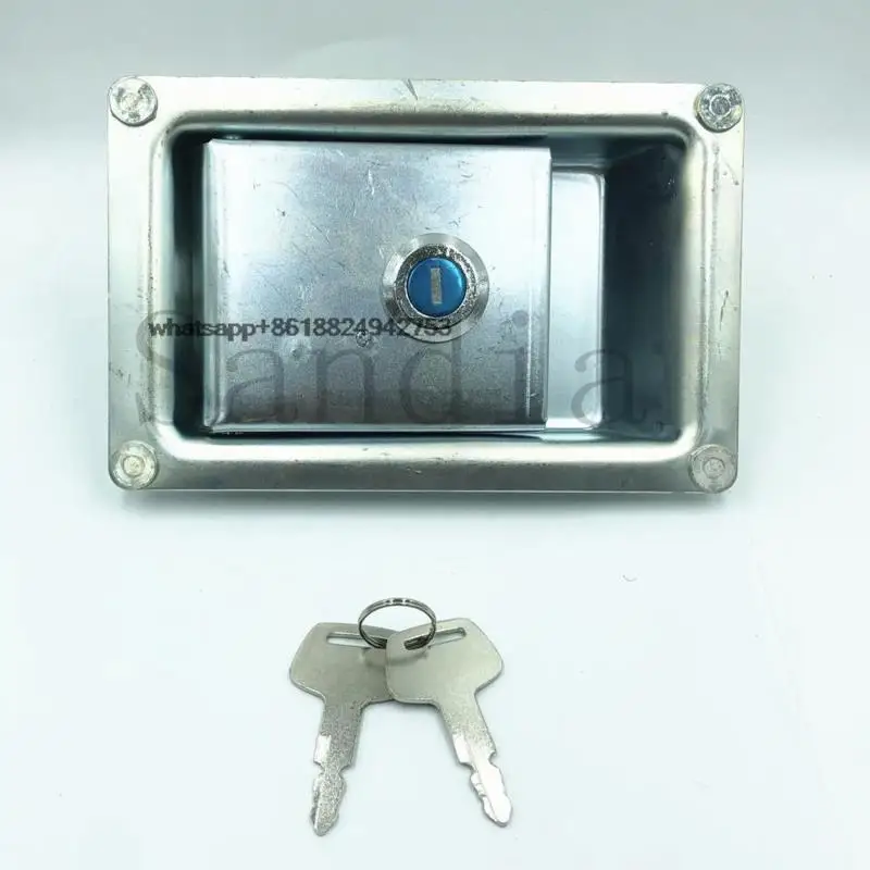 Excavator parts Side door lock cover for Hyundai Side door lock cap R210 High quality