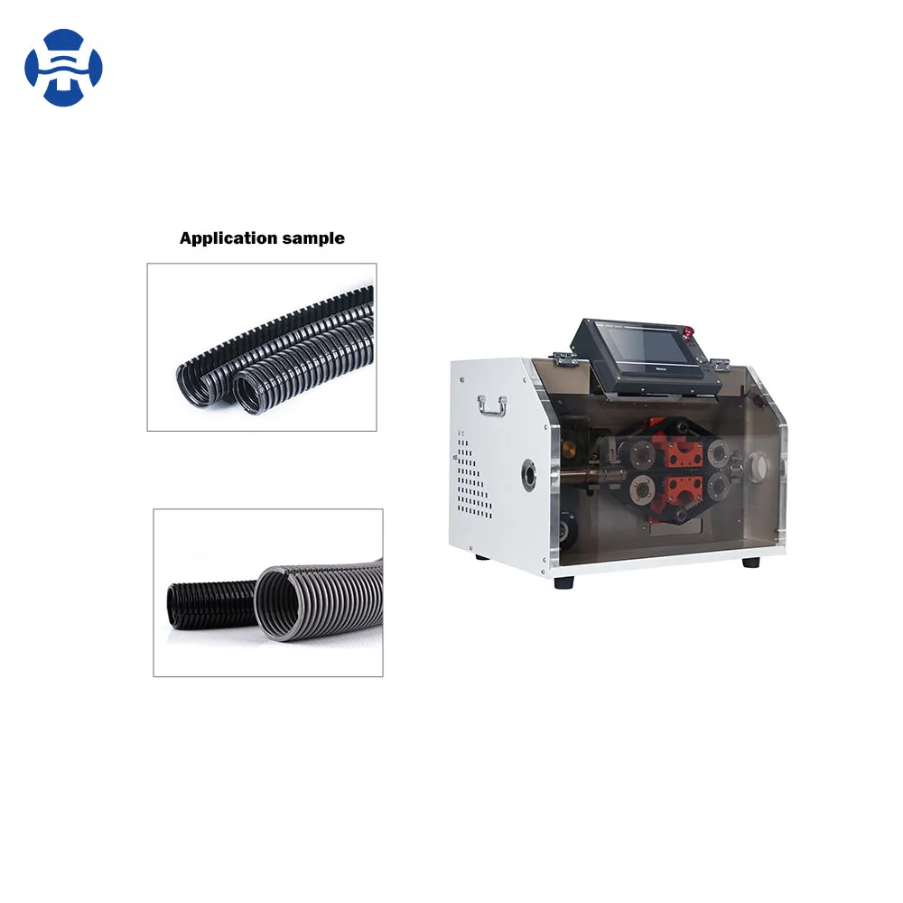 700W Fully Automatic Ultra Long Pipe Cutting Equipment Flexible Corrugated Tube Cutting Machine HS-1200G