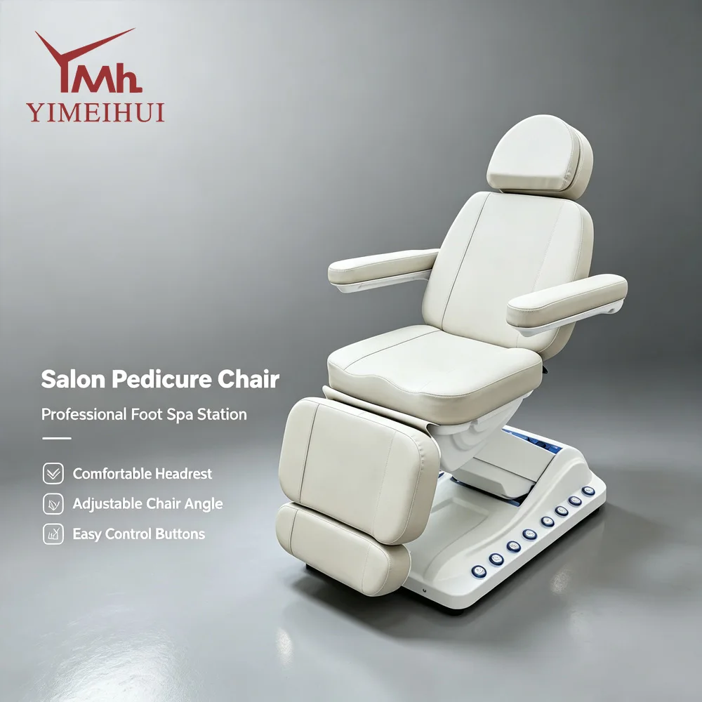 Salon Styling Tattoo Lash Table Beauty Bed 4 Motor Electric Spa Height Adjustable Massage Bed for Facial Salon