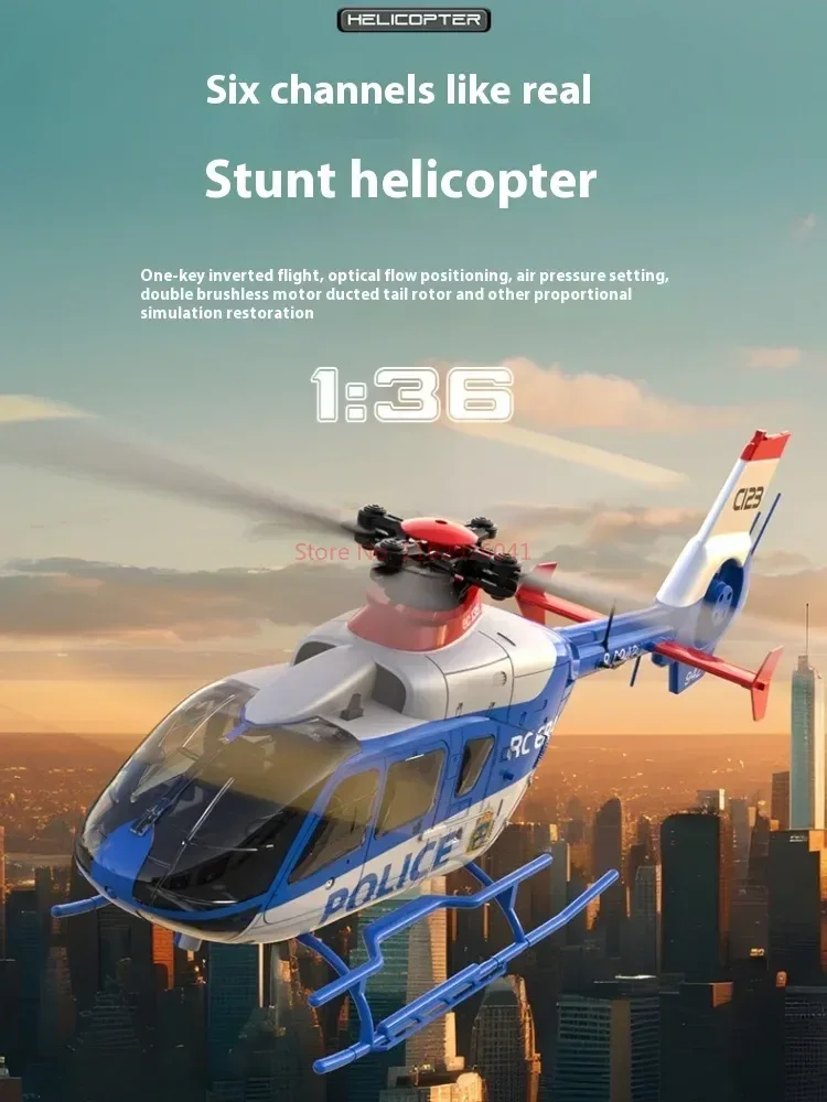 มาใหม่ล่าสุด1:36 Ec135เฮลิคอปเตอร์ควบคุมรีโมตโมเดลความสูง2.4กิกะเฮิร์ตซ์รีโมทคอนโทรล6แกนไจโรสำหรับในร่มกลางแจ้งเที่ยวบินของขวัญสำหรับเด็ก