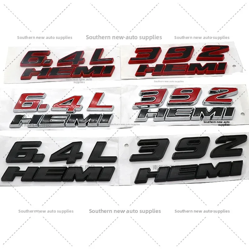 6.4L HEMI ملصقات السيارات ل جراند شيروكي دودج 392HEMI ABS المواد تعديل ورقة مجلس ملصقات الصينية المنشأ