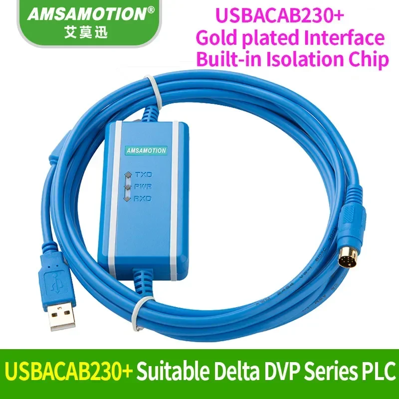 Imagem -02 - Usb-dvp Programação Cabo Adequado Delta Dvp Plc Usbacab230 es ee ss Series Comunicação