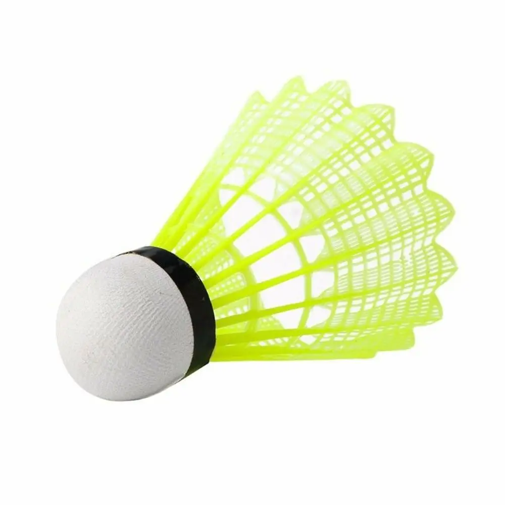 3/6/12Pcs Homehold Indoor Durable Sports Badminton Shuttlecocks Plastic Nylon Training Balls