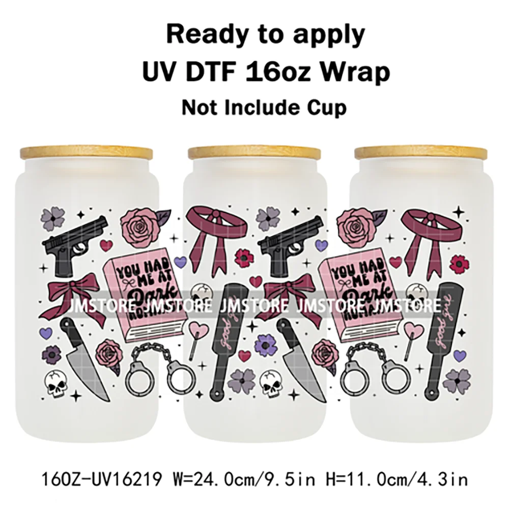 Rdta Tank Glass - Romance bookclub bookish vela uv dtf