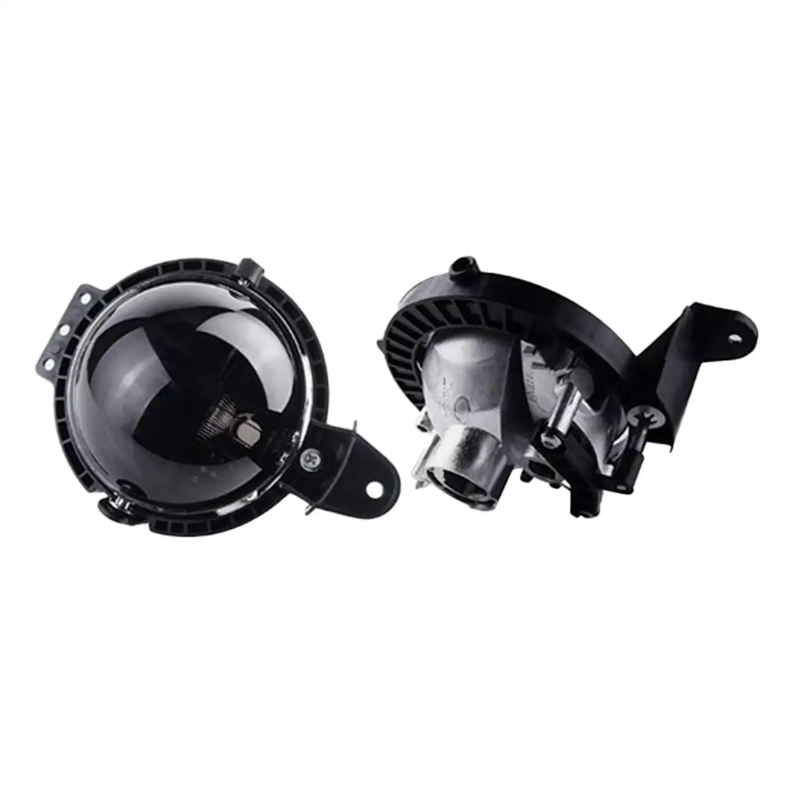 Left and Right Front Fog Light Lamp Black Smoked Lens Cover Assembly for Mini Cooper 2006 2015 Daytime Running Car Parts