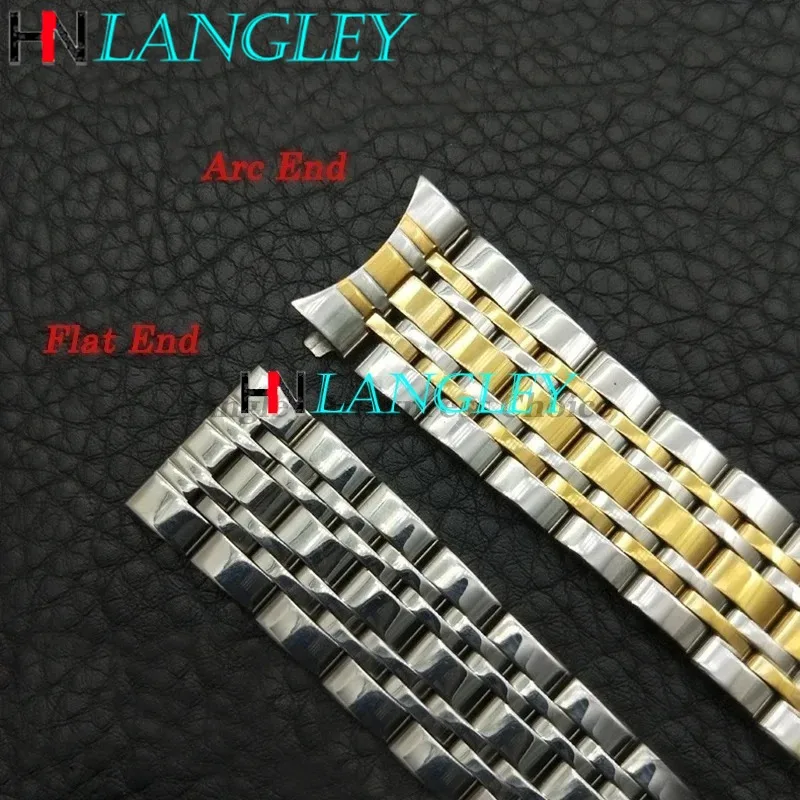 الصلبة 304L الفولاذ المقاوم للصدأ استبدال حزام (استيك) ساعة 12 مللي متر 14 مللي متر 16 مللي متر 18 مللي متر 19 مللي متر 20 مللي متر 21 مللي متر 22 مللي متر 24 مللي متر عرض معصمه ساعة الرجال الأشرطة