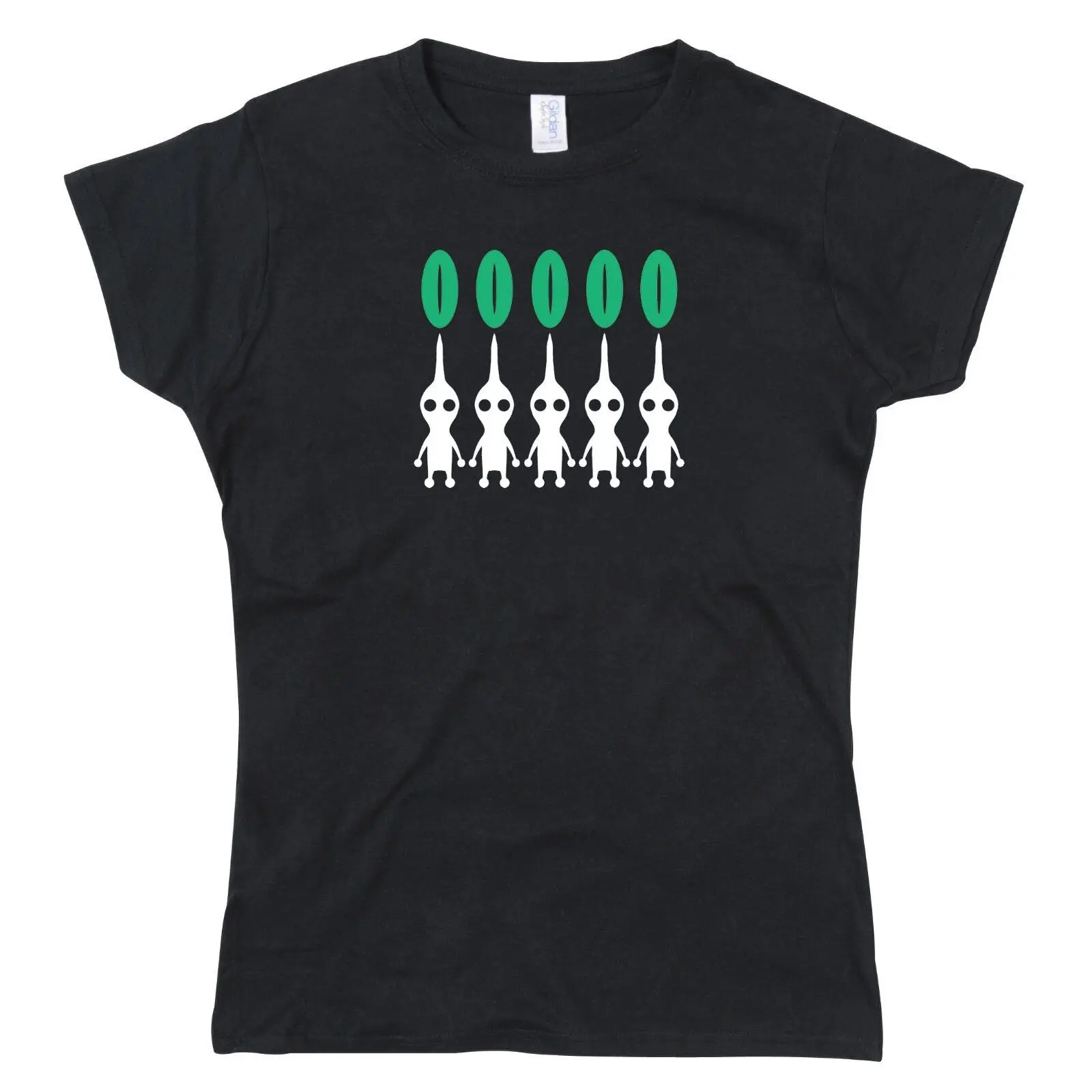 White Pikmin inspired Sprouts Ladies T-shirt tee Top Shirt