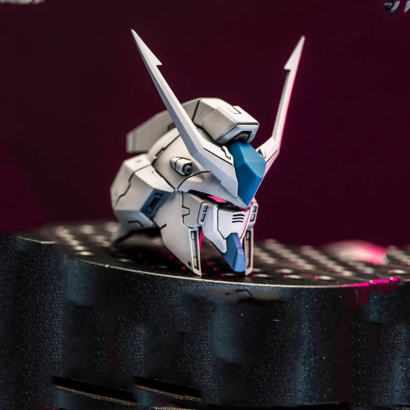 MG 1/100 Hi V Head and Face Modification Textless and High-precision Colored Printed Parts Are Directly Sent for Modification