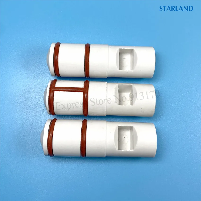 3 Pieces Plunger Valve Piston Rod With Red Seal Rings Fittings BQL Soft Ice Cream Machines Accessories