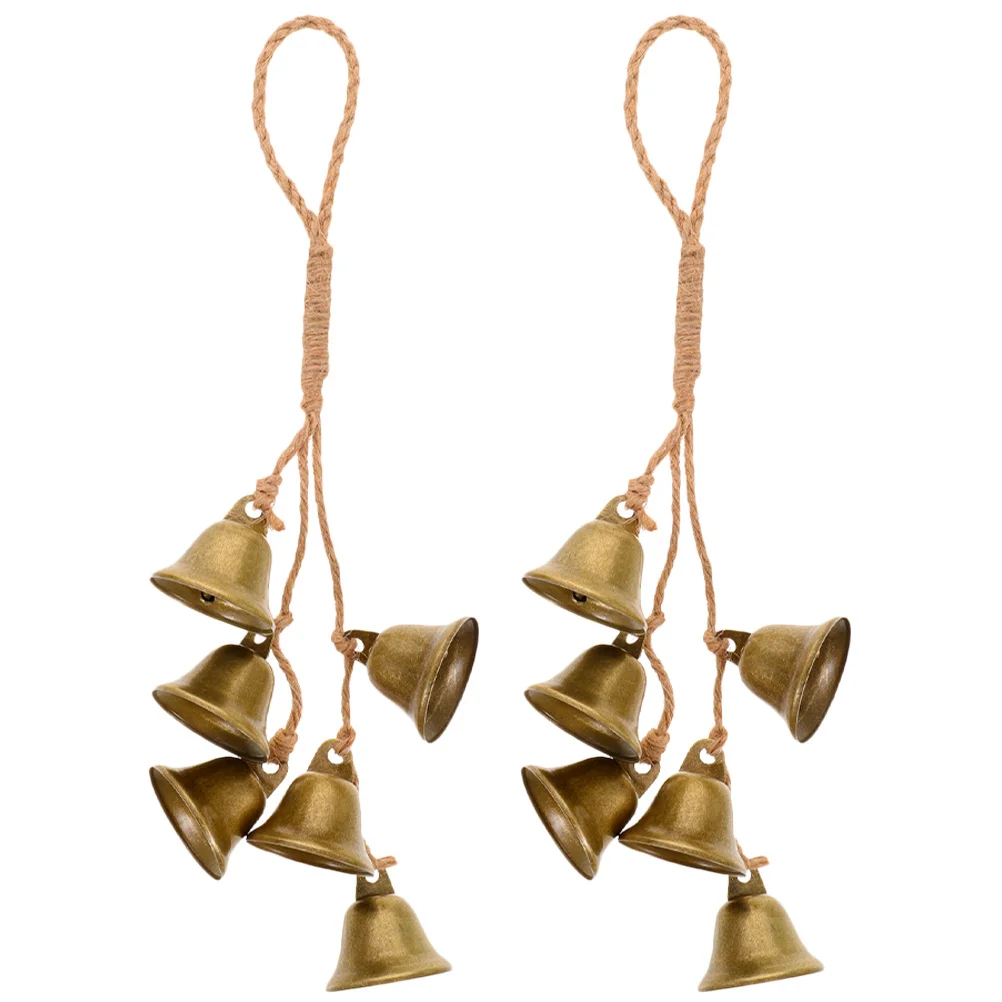 

2Pcs Witch Bell Wind Chime Exquisite Craftsmanship Mysterious Decorative Effect Good for Housewarming Wedding Anniversary