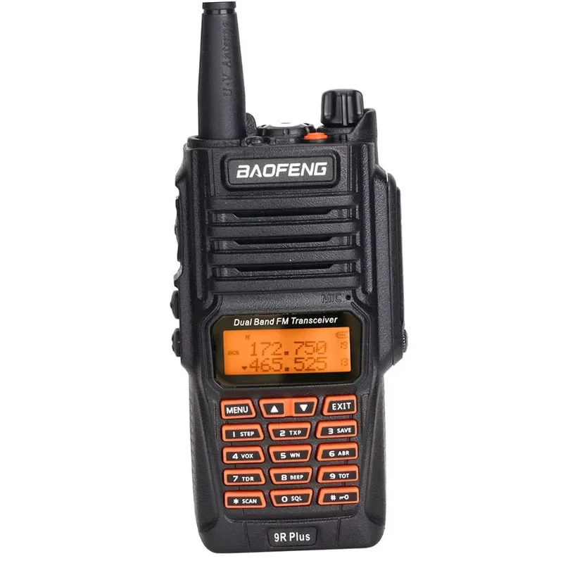 BaoFeng UV-9R plus Walkie Talkie Dual Band IP68 Waterproof 10W High Power UV9R Plus UV-9R+ Two Way Radio Transceiver 1 or 2 Set