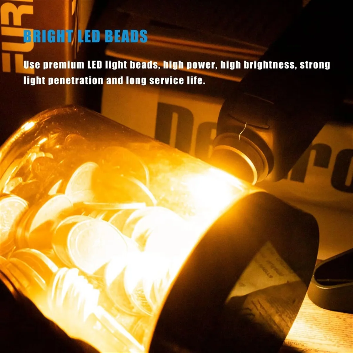 A22I 30X Perhiasan Pembesar dengan 7 Lampu, Kaca Pembesar Genggam Lipat USB Isi Ulang dengan Senter Penilaian Giok