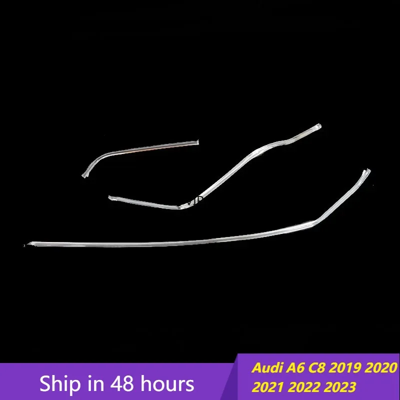 

For Audi A6 C8 2019 2020 2021 2022 2023 New Car Headlight Daytime Running Light Tube Light Plate Angel Eyes Light Guide Strip