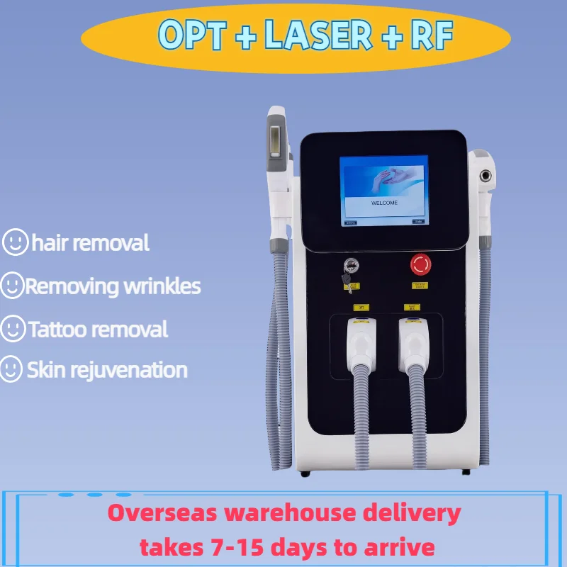2025 Latest Three in One Diode Laser OPT IPL Hair Removal Machine Picosecond Laser Tattoo Removal Equipment