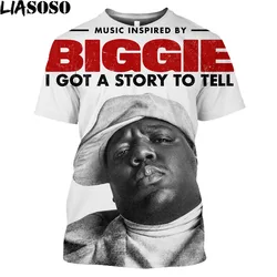 Notorious BIG T-shirt Harajuku Men Women Rapper Biggie Smalls Vintage Tee Tops Costum2021 Unisex Summer Trendy Casual Clothes