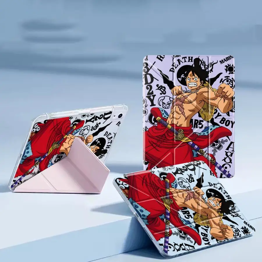 

Чехол для планшета One Piece Cool Luffy для iPad Air 4 5 M3 M2 1 2 M4 11 дюймов Pro 2025 Pro 11th 10th 9th 8th 7th 12.9 дюймов Mini 6 7