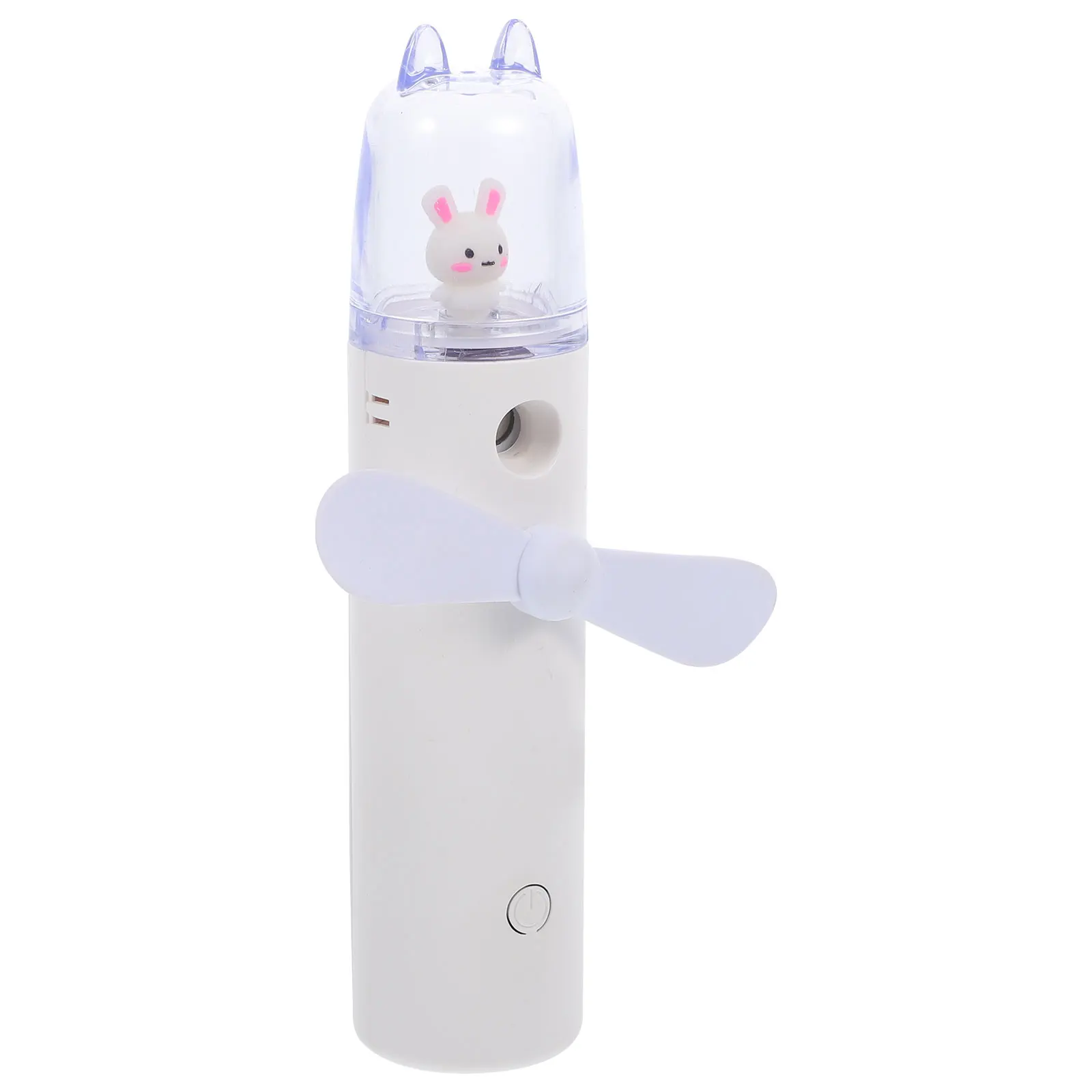 

Mini Spray Fan Portable Cooler Handheld USB Rechargeable White Water Misting Fan Travel Outdoor Activities Summer Must-have Item