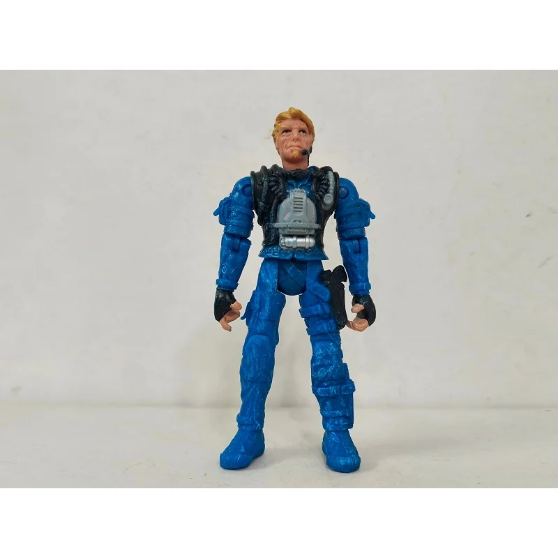 Niebieska figurka żołnierza wojskowego Lanard The Corps 2003 Marcus „Rip” Dundee o długości 3,75 cala