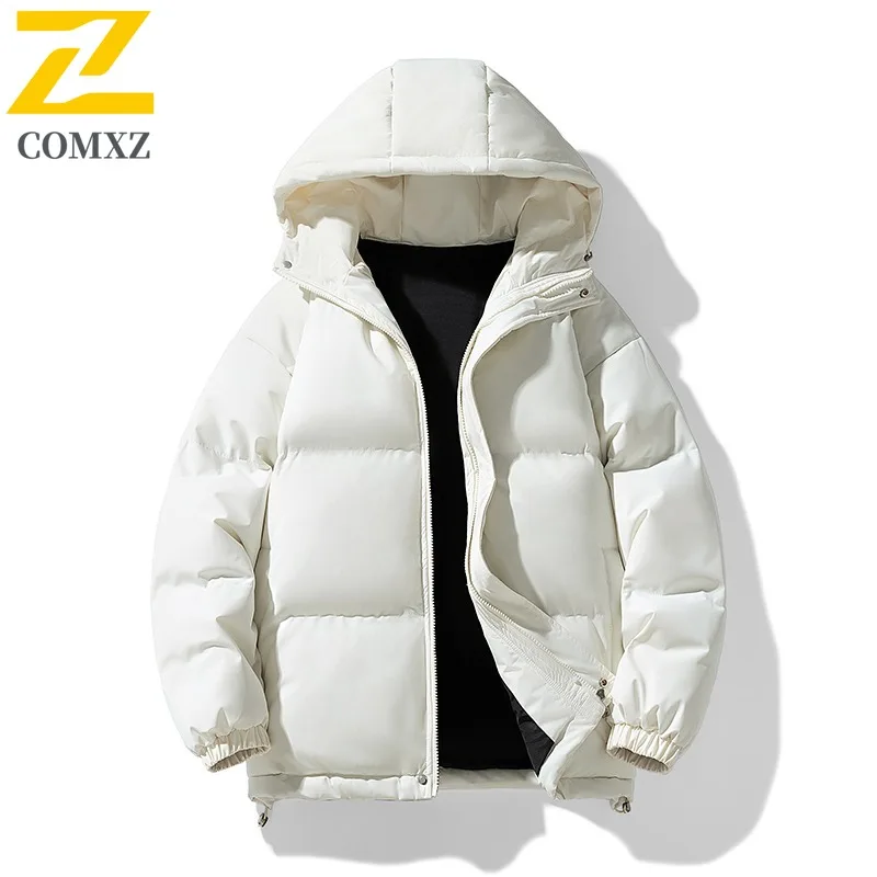 

COMXZ Premium Mens Padded Jacket Thickened Outdoor Travel Windproof Coat Casual Street Comfortable Lightweight Winter Clothing