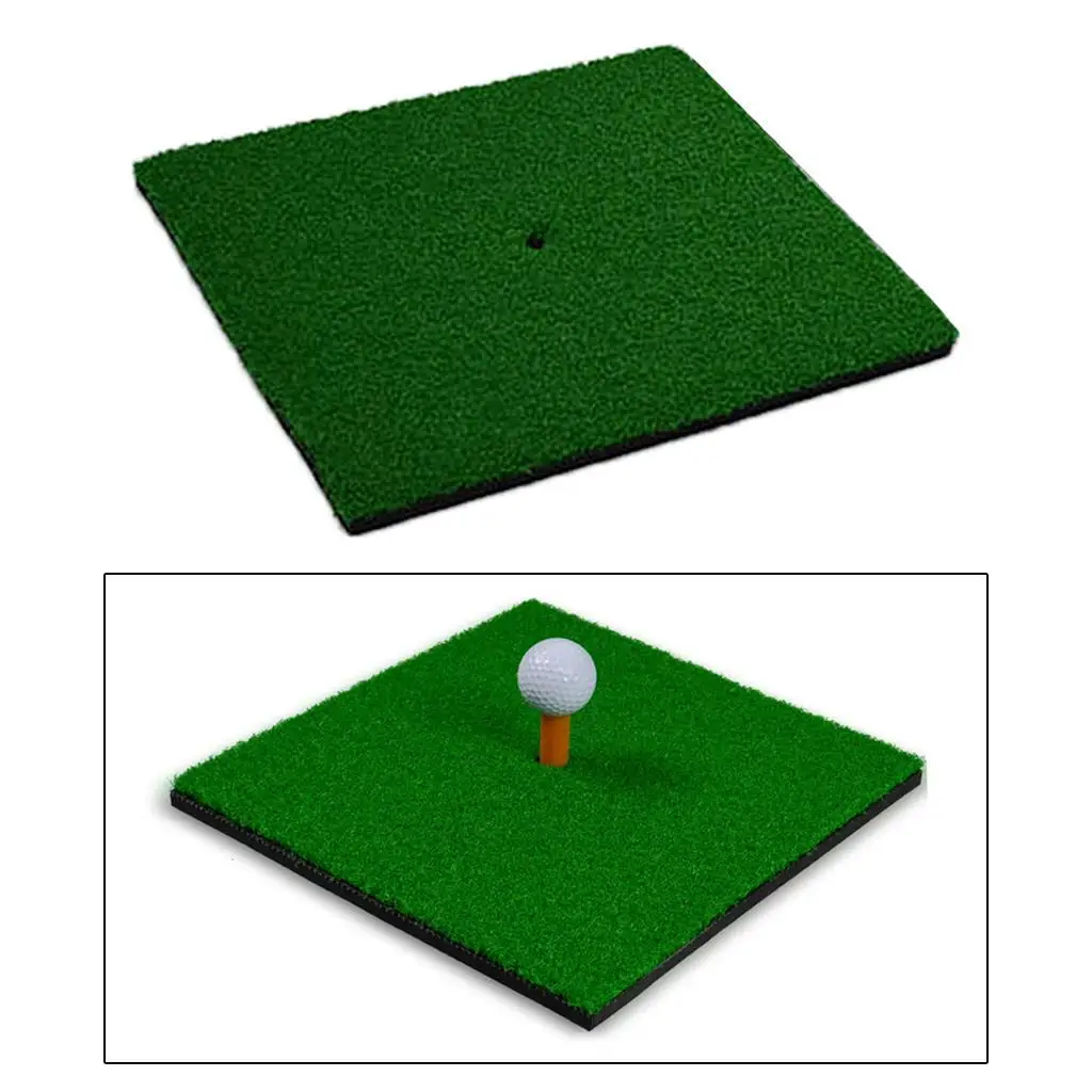 

Indoor Golf Practice Grass Mat Backyard Training Hitting Golf Mat with Tee