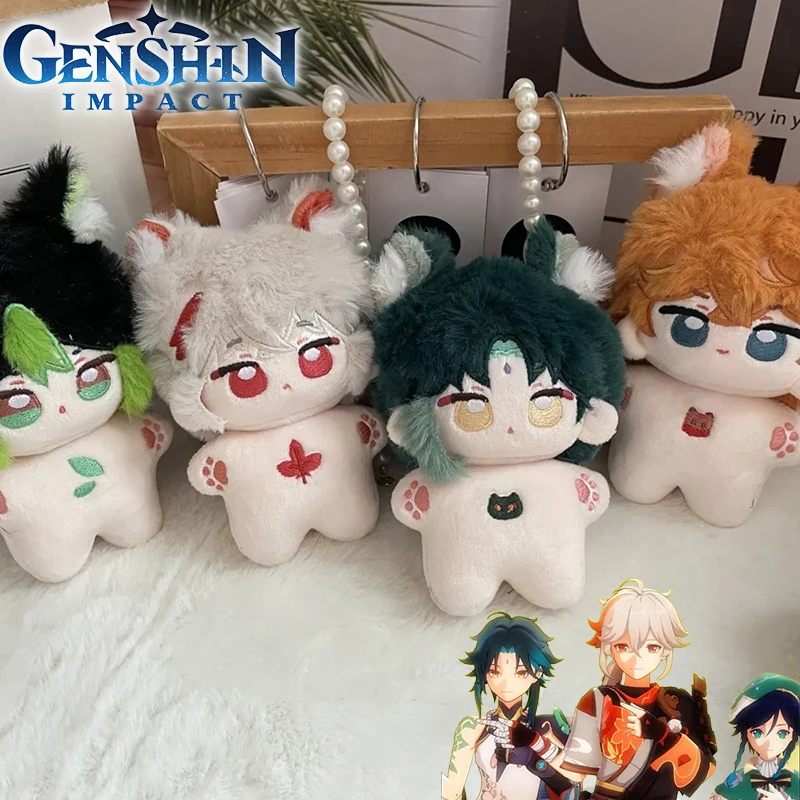 

Игра Genshin Impact Xiao Kaedehara Kazuha, брелок для косплея, милая плюшевая хлопковая кукла, подвеска на рюкзак, аксессуары для ключей