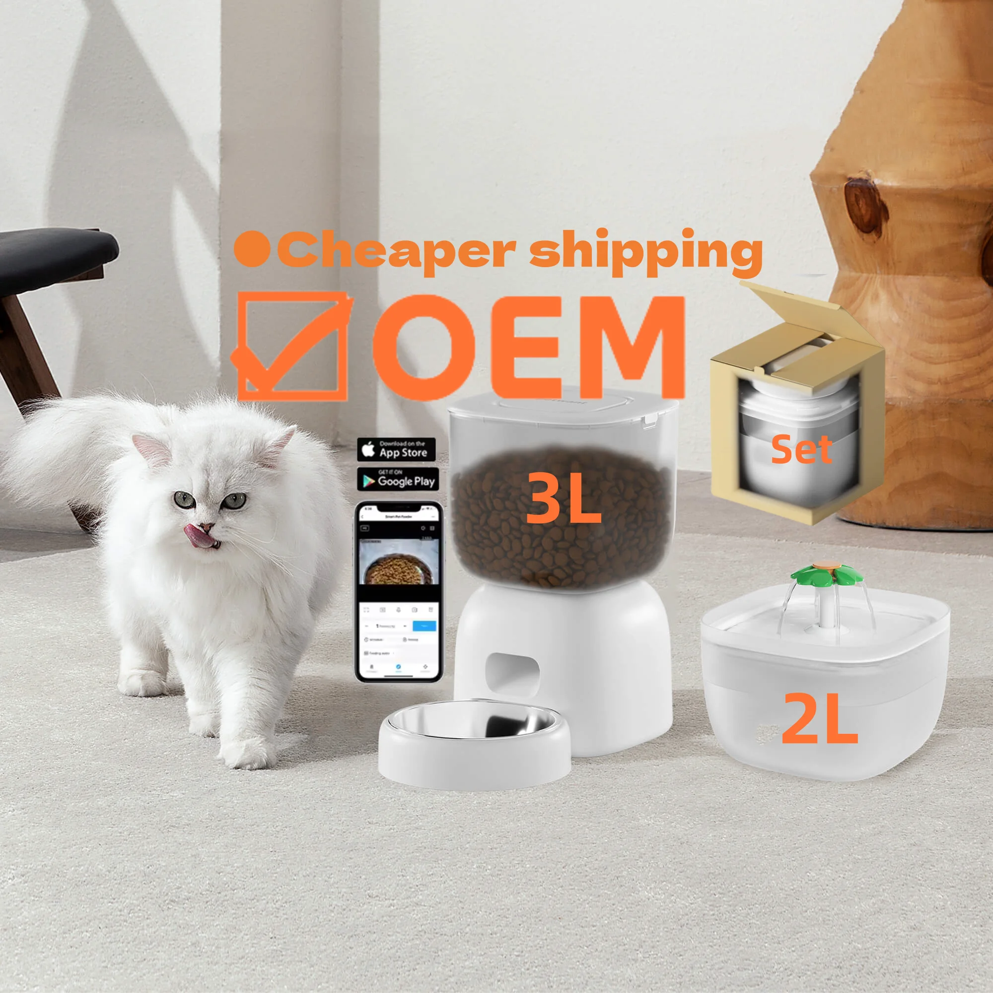 Feeding - hit productAutomatic Wifi 3L Pet Feeder