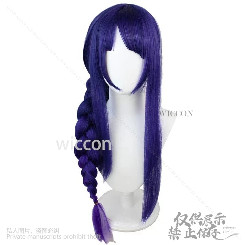 อะนิเมะเกม Genshin Impact Comic Con Raiden Shogun เครื่องแต่งกายชุดกิโมโนญี่ปุ่น Lolita ชุดวิกผมรองเท้าผู้หญิงฮาโลวีนคริสต์มาส