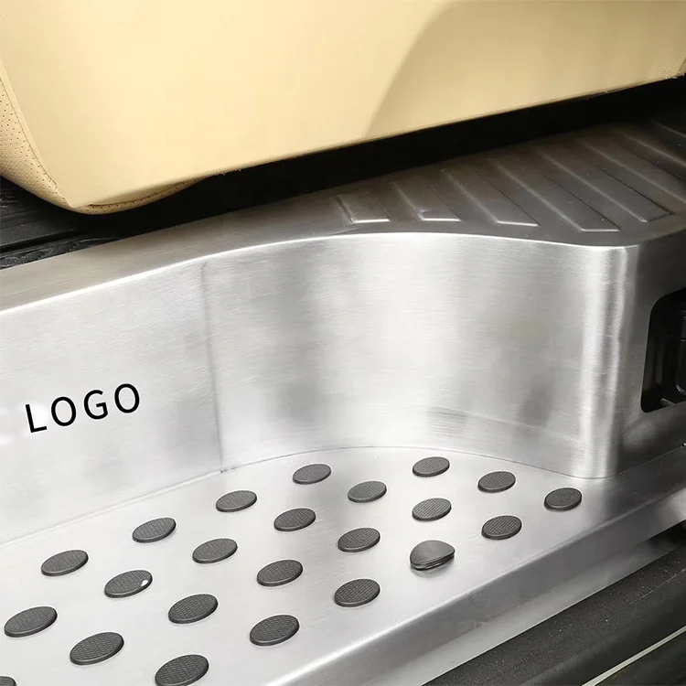 Car Styling Side Door Sill Protector Threshold Scuff Plate Welcome Pedal for Alphard