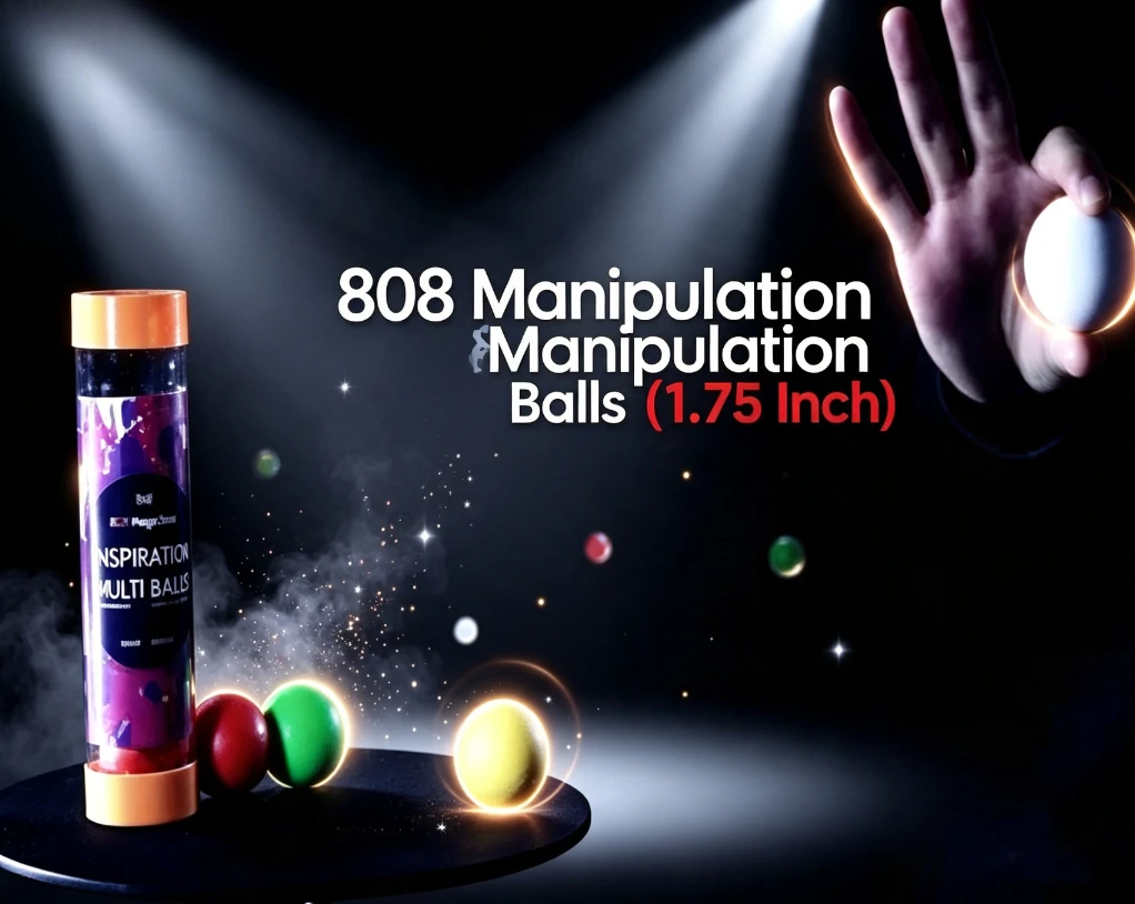 Magic Tricks 808 Manipulation Balls (1.75 Inch) Multiplying Billiard Balls Stage Illusions Gimmicks Magician Props Accessories