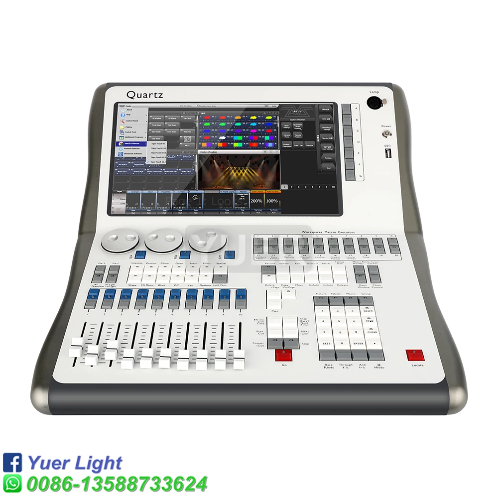 I5/I7 Quartz Dimming Console Stage Lighting Controller 10.0 10.1 11.0 11.1 11.3 free switching DJ Disco Beam Moving Head Light