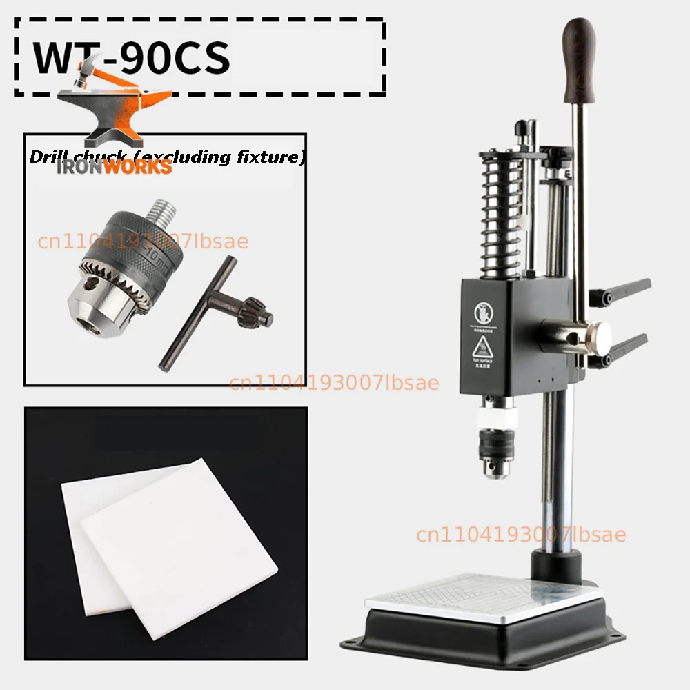Manual Leather Press Machine – Heavy-Duty Stamping, Embossing, Punching & Die-Cutting Press with Adjustable Throat 250KG Force